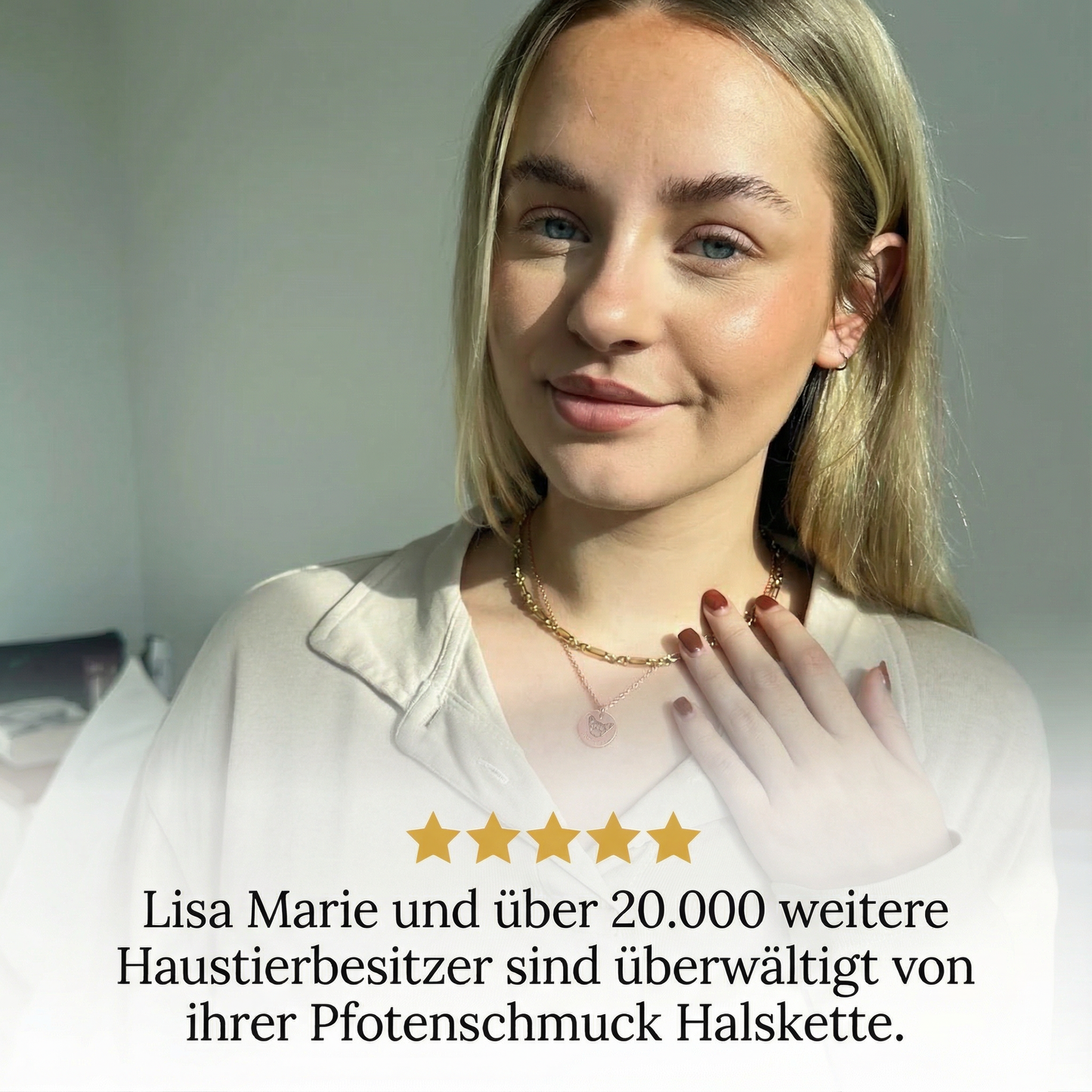 Pfotenschmuck Halskette