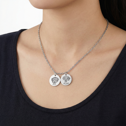 Pfotenschmuck Halskette